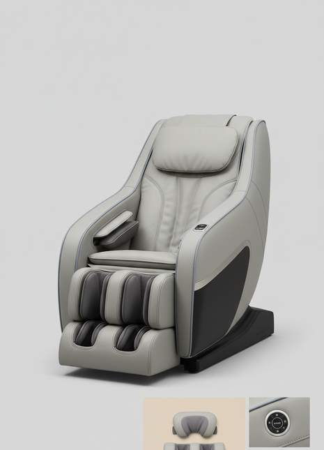 Massage recliner with synthetic leather