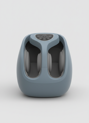 Foot and calf massager in mist blue finish