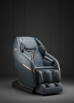 Steel Blue Wellness Massage Chair